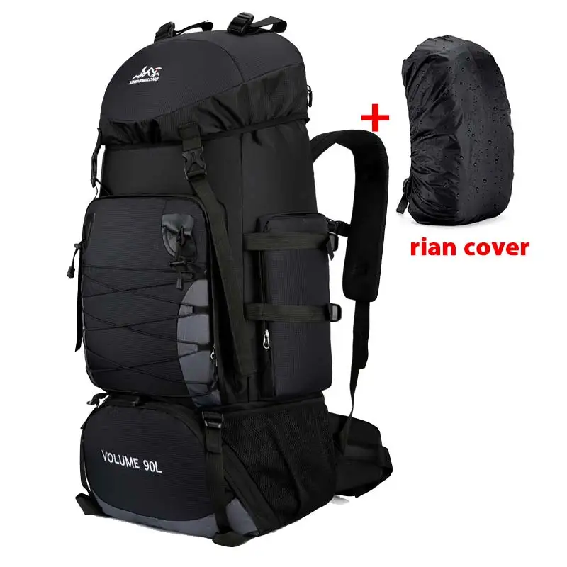 90L Reisetasche Camping-Rucksack Wander- und Klettertaschen Bergsteiger-Sporttasche Große Outdoor-Gepäcktasche Schultertasche
