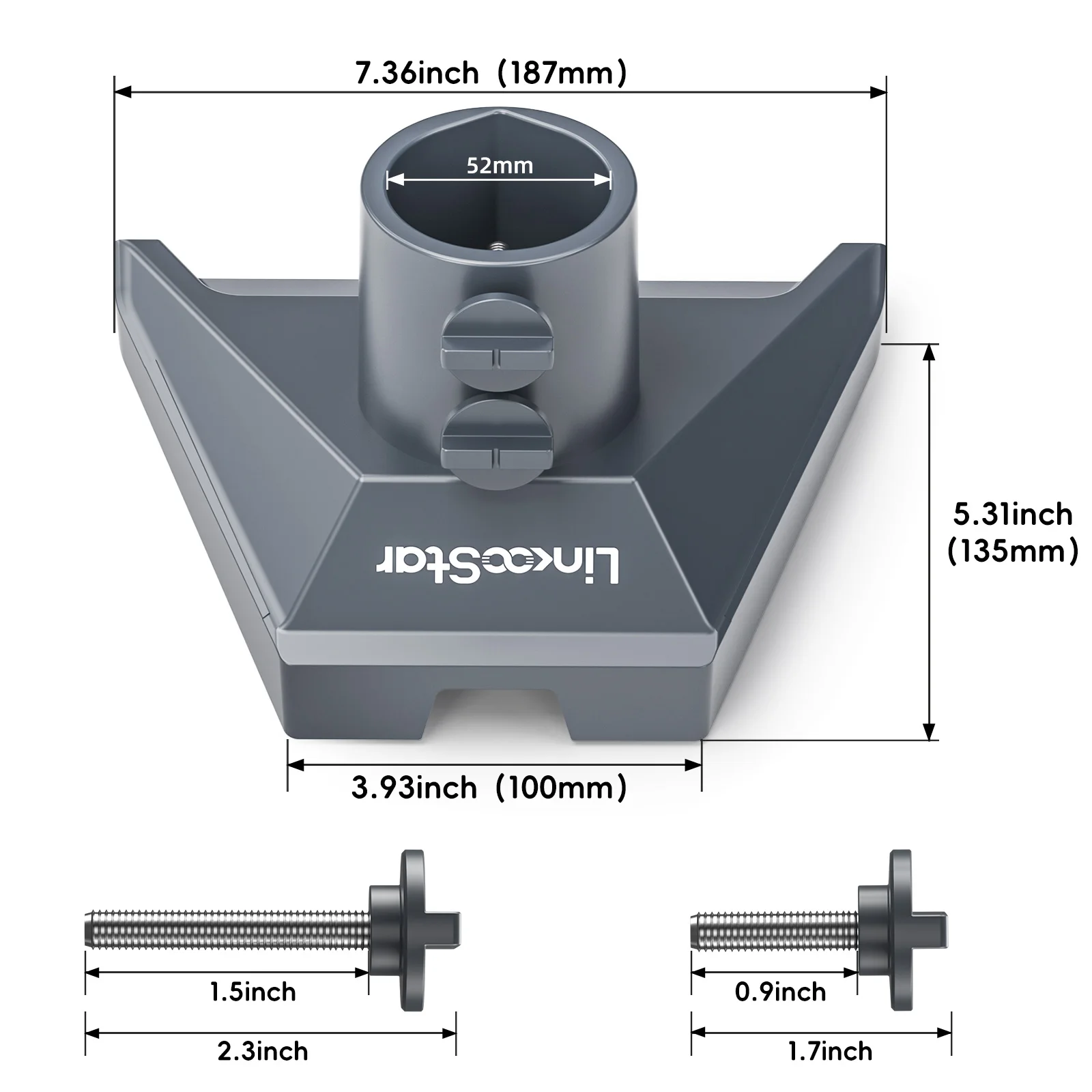 Fonken Pipe Adapter For Starlink Gen 3 Roof Pole Mount Stand Round Mounting Kit Accessories For Starlink Gen3 V3 Standard Dish