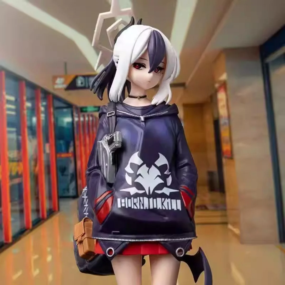 Figura de Anime Blue Archive Ghost Girl Kikyo, Decoración de Escritorio, Modelo de PVC para Caja de PC de Juegos, Juguete Estático Coleccionable para Adultos