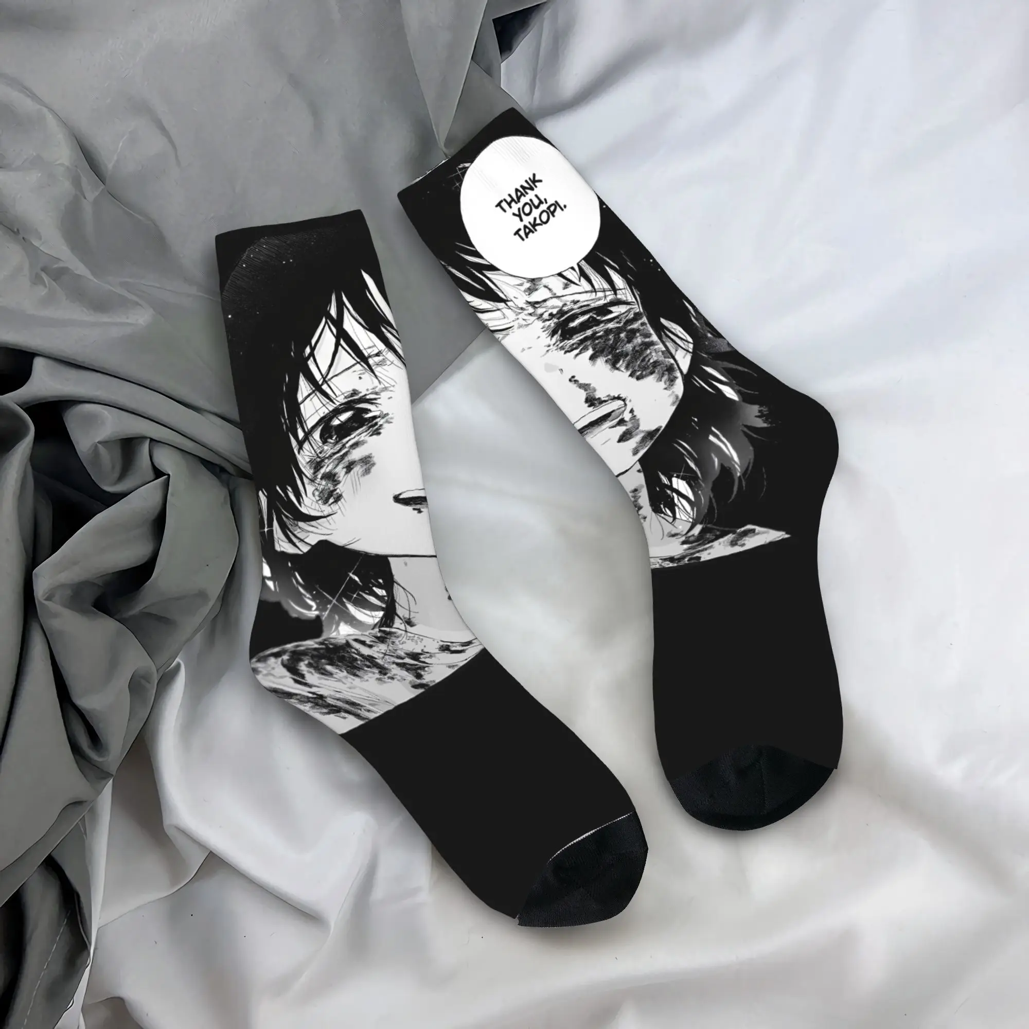 

Takopi’s Original Sin Akopi Marina KIRARAZAKA Stockings Graphic Socks Winter Non Slip Socks Women Men Cycling Comfortable Socks