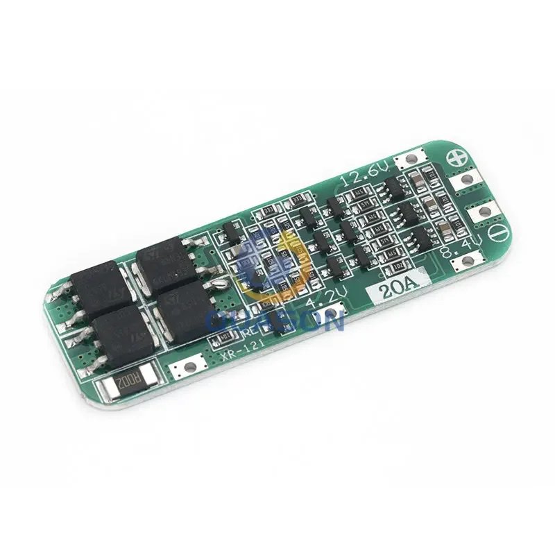 3S 20A Li-ion Lithium Battery 18650 Charger PCB BMS Protection Board For Drill Motor 12.6V Lipo Cell Module 64x20x3.4mm