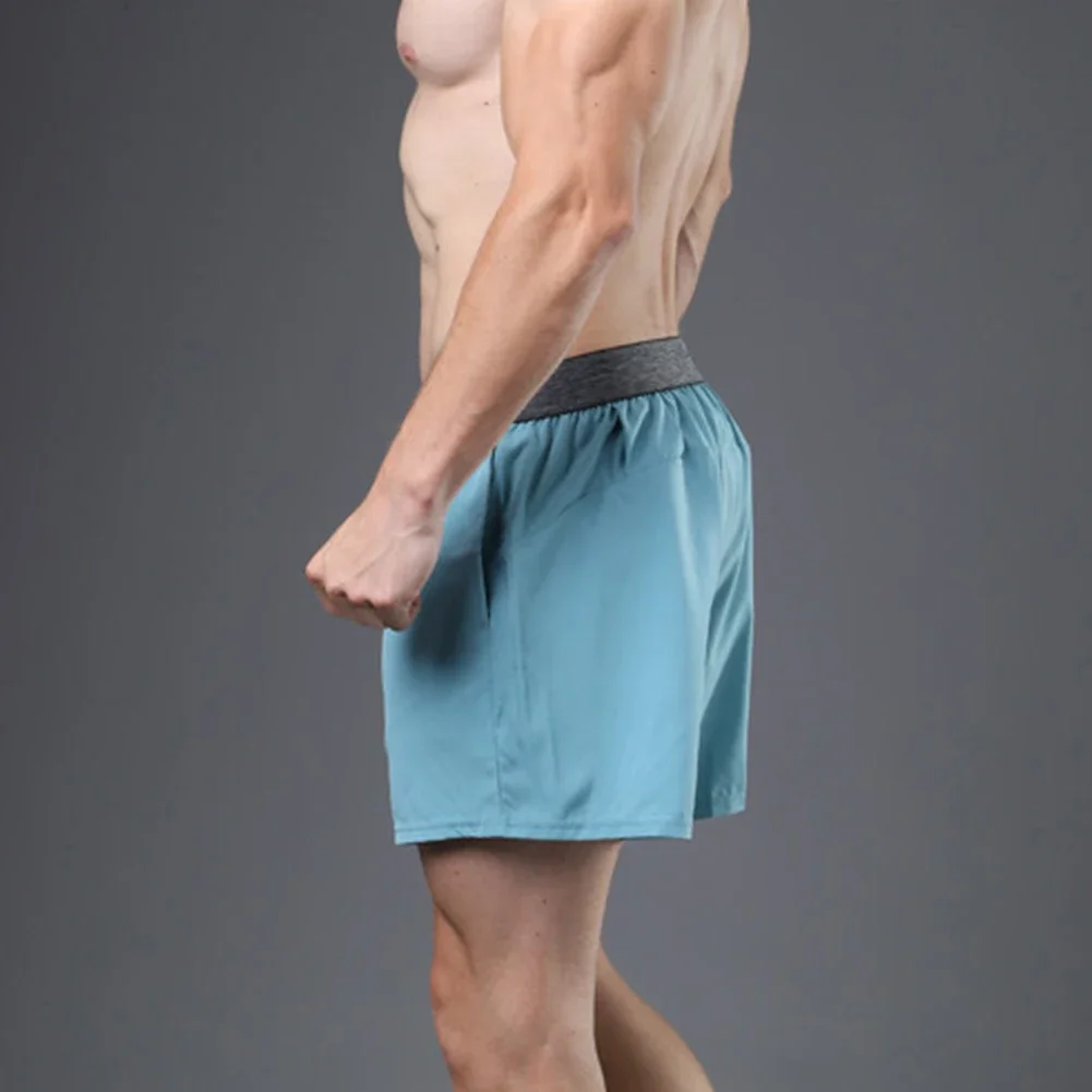 Sport Events Daily Activities Dark Blue Breathable Running Shorts Mens Basketball Running Shorts Suitable For Spring