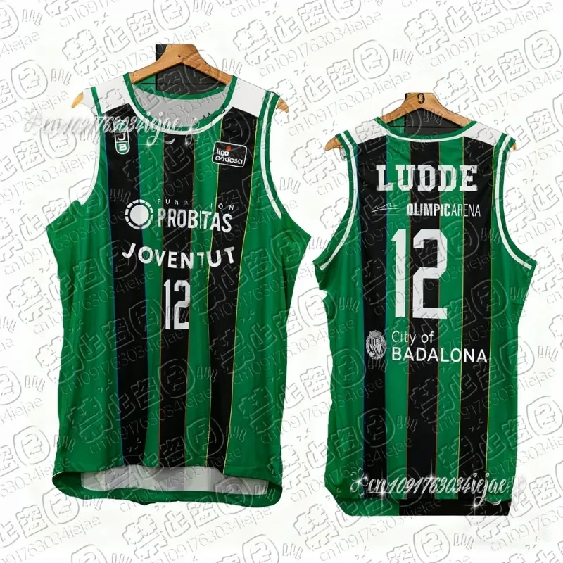 اسبانيا كرة السلة جيرسي 25/26 Joventut كرة السلة جيرسي سترة كرة السلة جيرسي الرجال سترة رياضية الاطفال مجموعة جيرسي خاصة #3