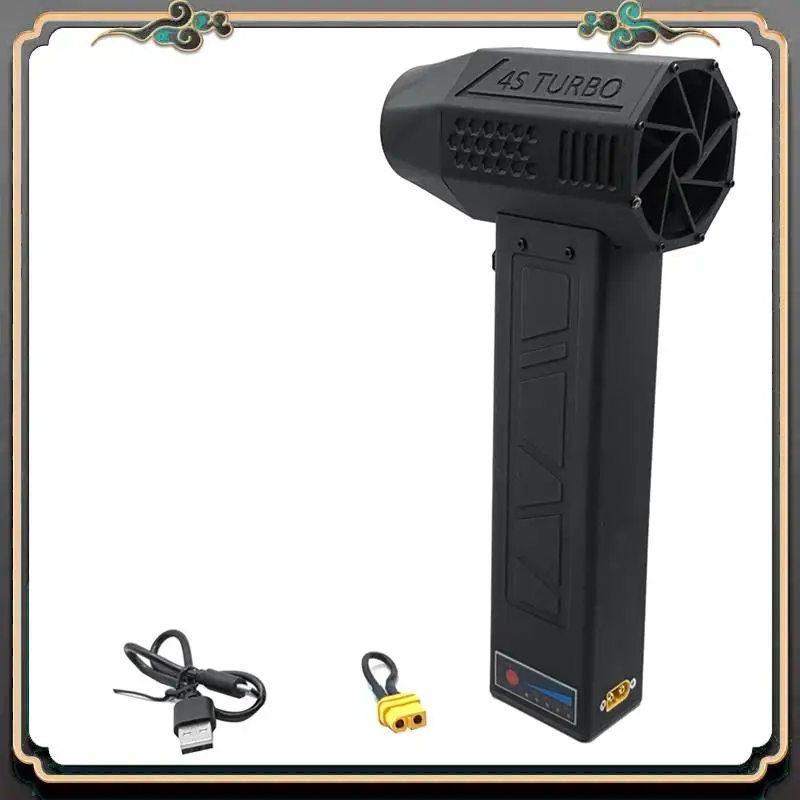 

ASMA-50Mm Turbo Jet Fan XL Violent Fan 4000 Mah Stepless Speed Adjustment 1300G Thrust Air Blower Car Dryer Yard Cleaner