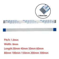 7Pin 1mm Pitch FFC FPC AWM 20624 80C 60V VW-1 A B Type Flat Flexible Cable 60/100/150/200/250/300/400mm connector