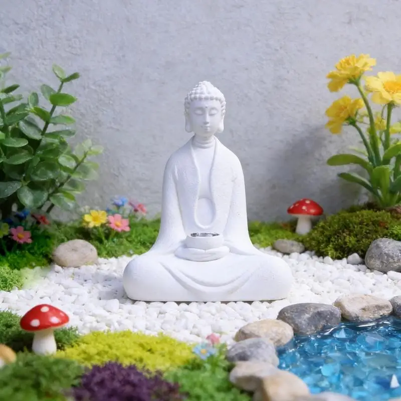 Decorative Figure Statue With Subtle Light LED Perfect For Indoor Outdoor Spaces And Gifts J0MC