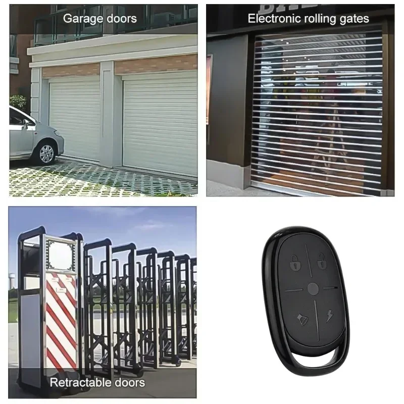 OPPO 433MHz Four Key Copy Remote Control Battery Lane Gate Electric Garage Access Control Key Self Copy Wireless Remote Control
