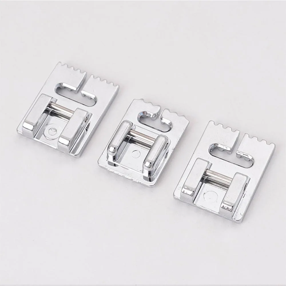 1Set household double head sewing machine needle+Tucker presser foot 2mm 3mm 4mm electric sewing machine needle