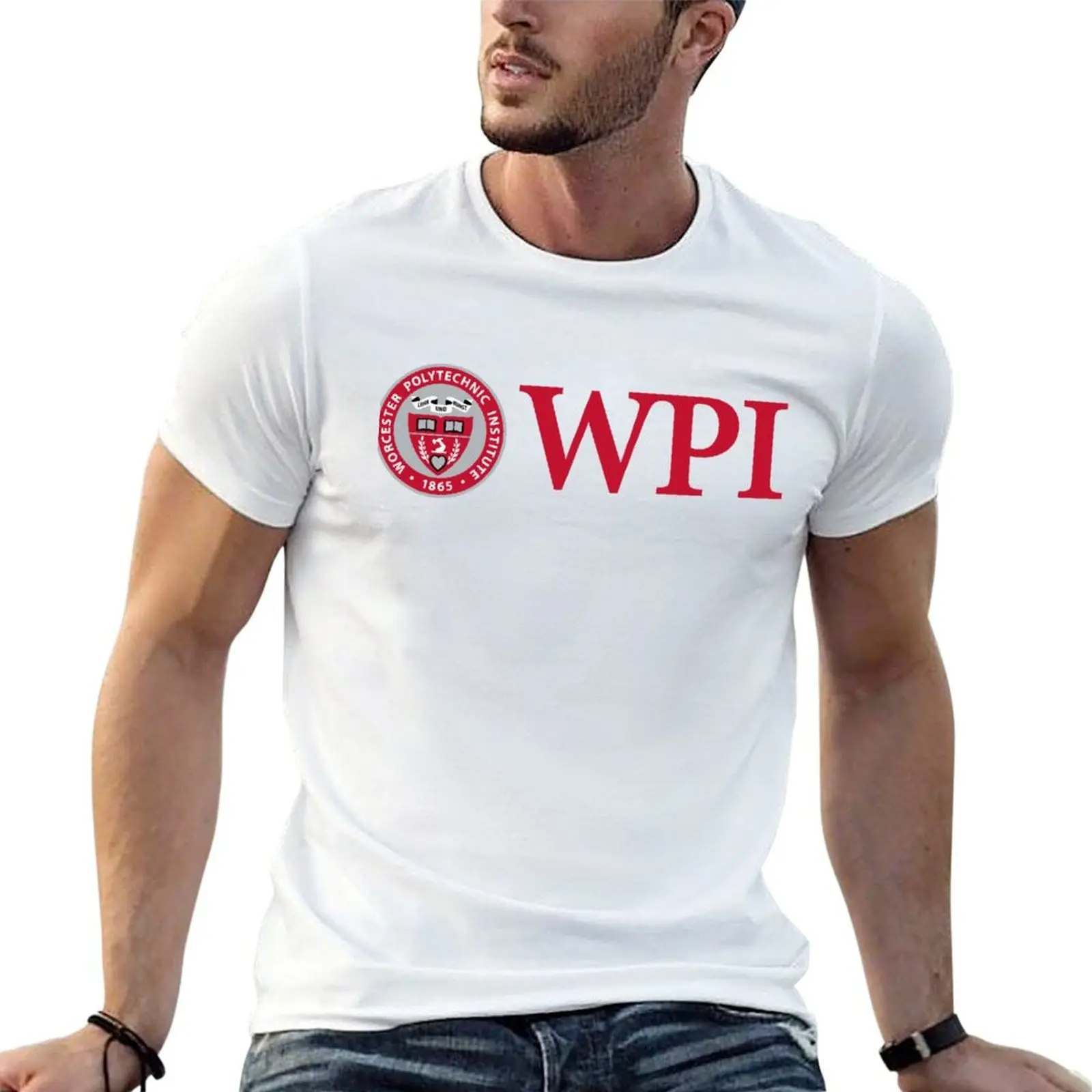 

Worcester Polytechnic Institute T-Shirt printed t shirts for man cotton tshirt 100% t shirt man luxury T-shirt