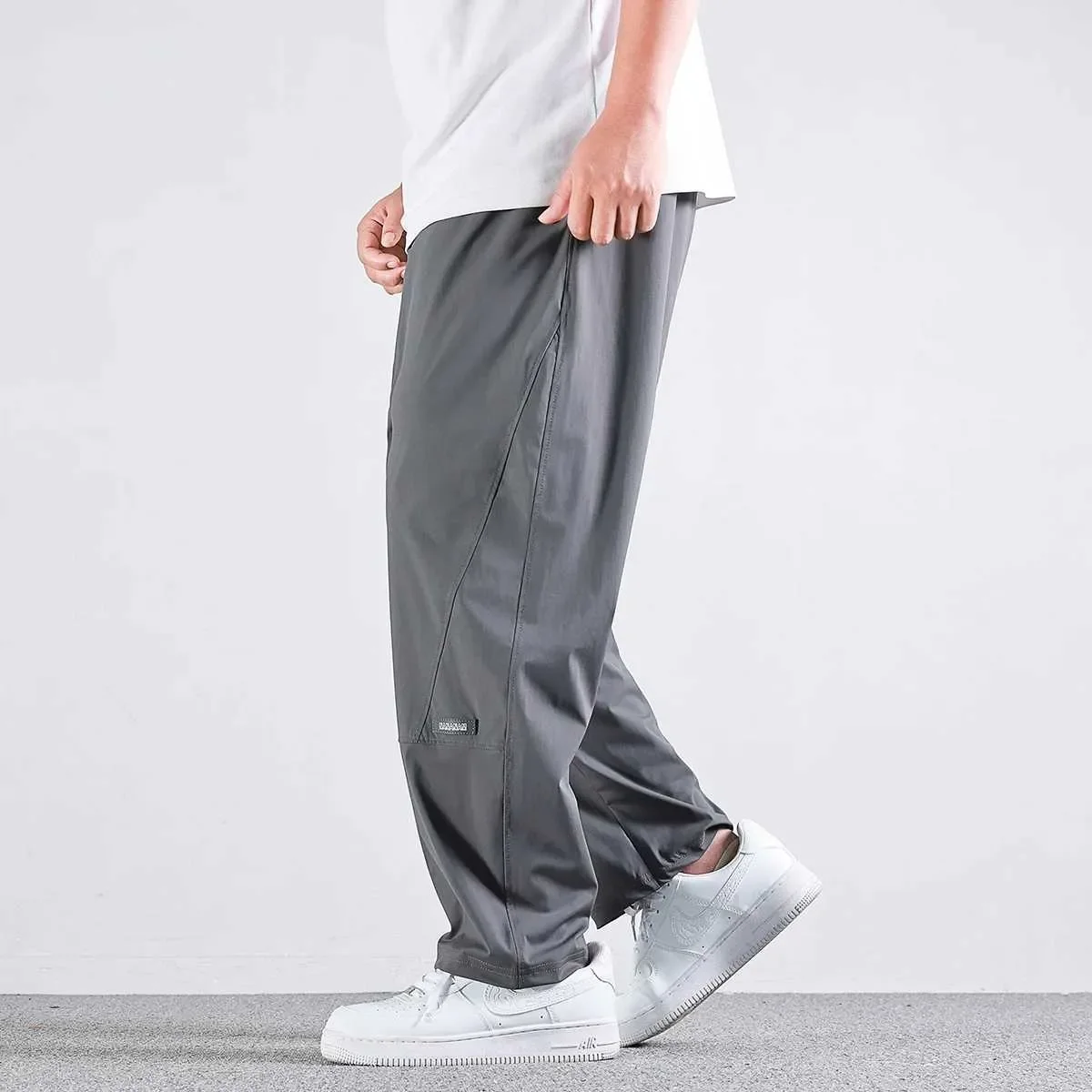 10XL Casual Pants Mens Straight Loose Trousers Men Clothing Elastic Waist Quick Dry Pants Summer Fashion Oversized Joggers Pants - Image 4