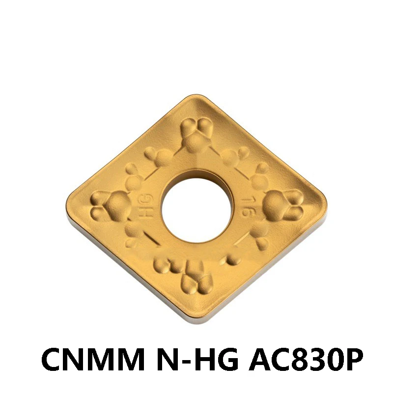 Original CNMM160612N-HG CNMM160616N-HG CNMM190612N-HG AC830P Carbide Inserts CNMM 190616 CNMM160612 CNMM190612 N-HG CNC Cutter