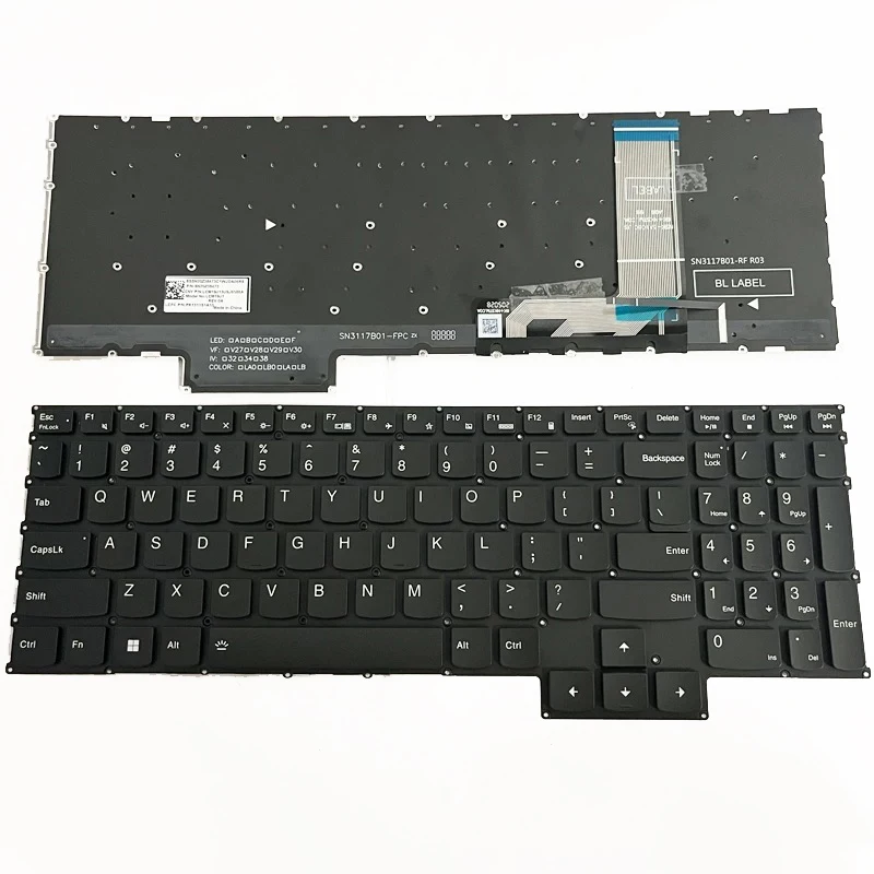 US Backlit Keyboard for Lenovo Legion S7 16IAH7 16ARHA7,S7-16ARHA7 S7-16IAH7 82UG 82TF