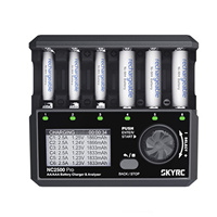 SKYRC NC2500 Pro NiMH NiCd Battery QC3.0 Charger for AA AAA Rechargeable Batteries Universal LCD Smart Battery 3in1 Fast Charger