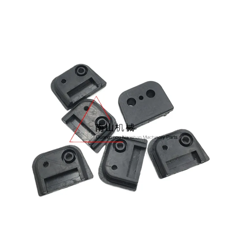 For Vol-vo EC210 240B fuel injector gasket D6D engine high-pressure oil pipe rubber gasket excavator parts