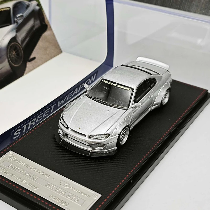 

Масштабная модель автомобиля SW 1:64 Silvia S15 Pandem из сплава, коллекционная, для детей
