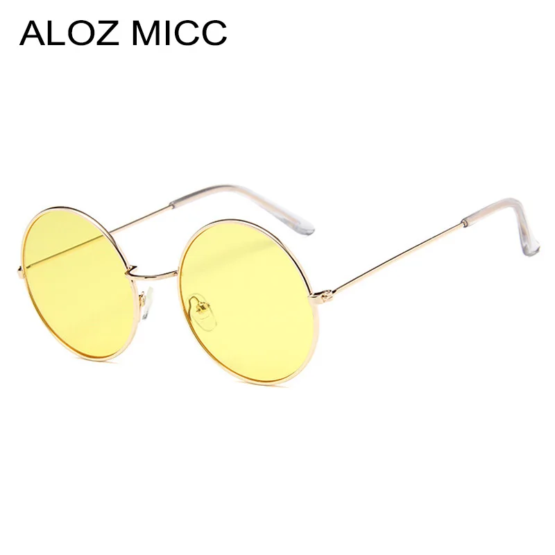 

Popular Fashion Metal Round Sunglasses Women Retro Punk Trending Blue Yellow Sun Glasses Men Punk Sunglasses UV400