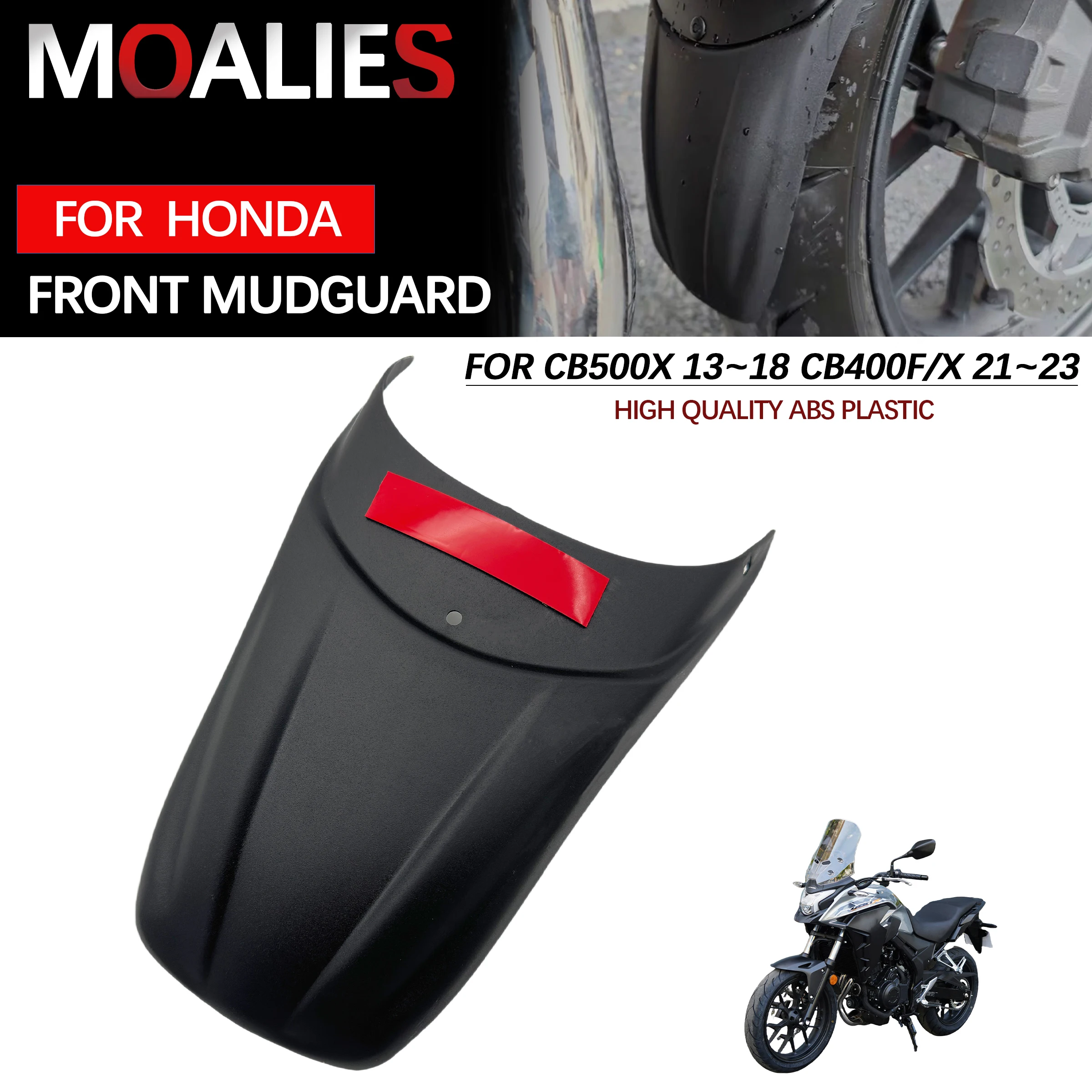 

For HONDA CB500X 2013-2018 CB400X 2021-2023 CB400F 2021-2023 Fender Extender Mud Splash Guard Cover Front Mudguard Extension