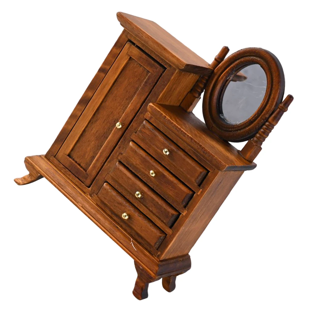 

Mini Bedroom Furniture Small Vanity Desk 1 12 Miniature Table Dollhouse Accessories