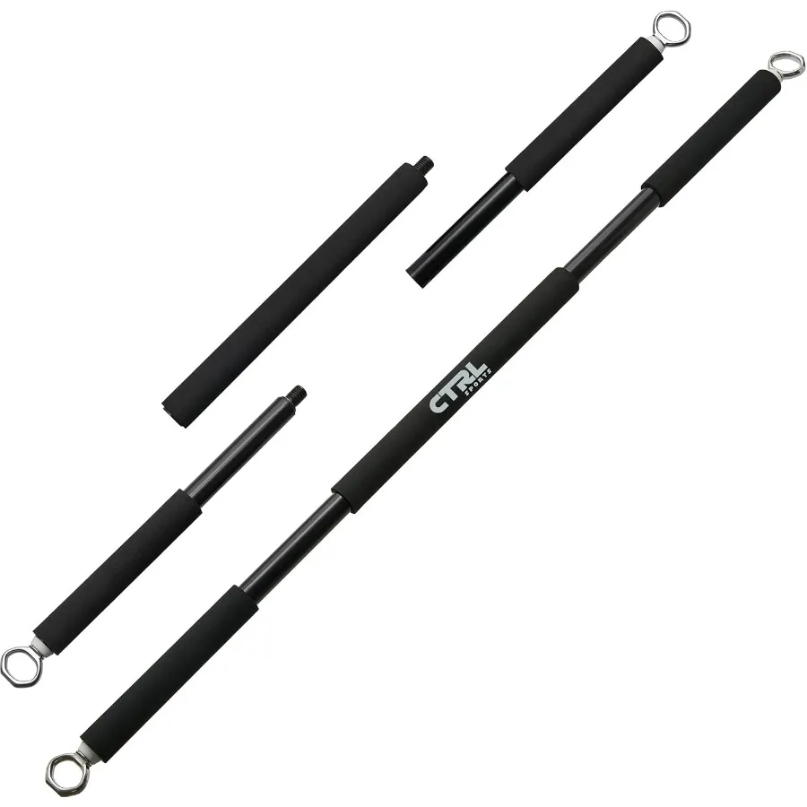 

Эспандер для фитнеса — тренировки для тренировок, приседаний, бицепсов, трицепсов, плеч, спины — регулируемые из 3 частей для Resista