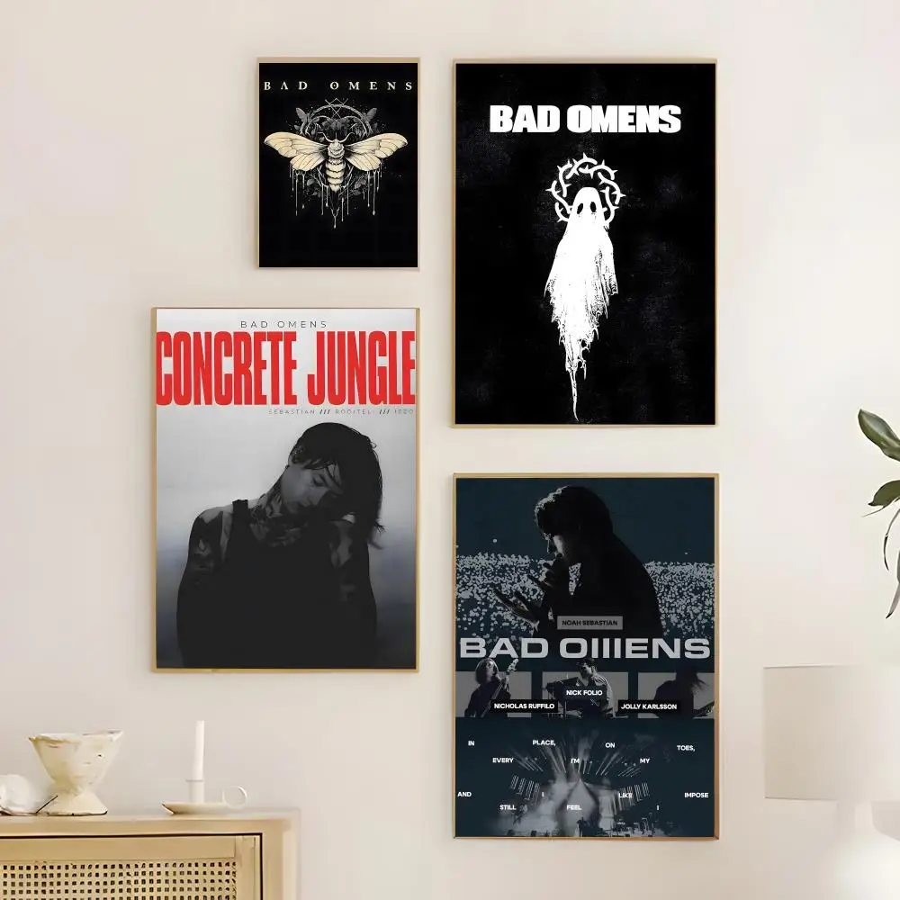 Band Bad Omens Poster  Poster Print Wall Art Pictures Canvas Painting Living Room Bedroom Home Decor