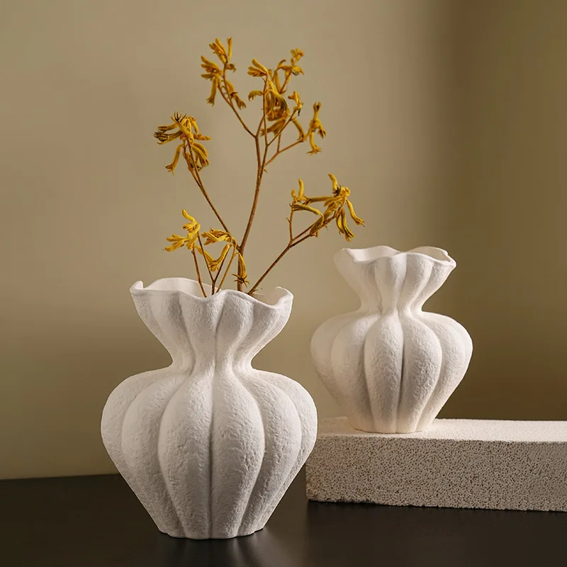 

Creative Ceramic Vase, Minimalist Vase, Dining Table Center Decoration, Ladies' Anniversary Birthday Gift Home Decor Terrarium