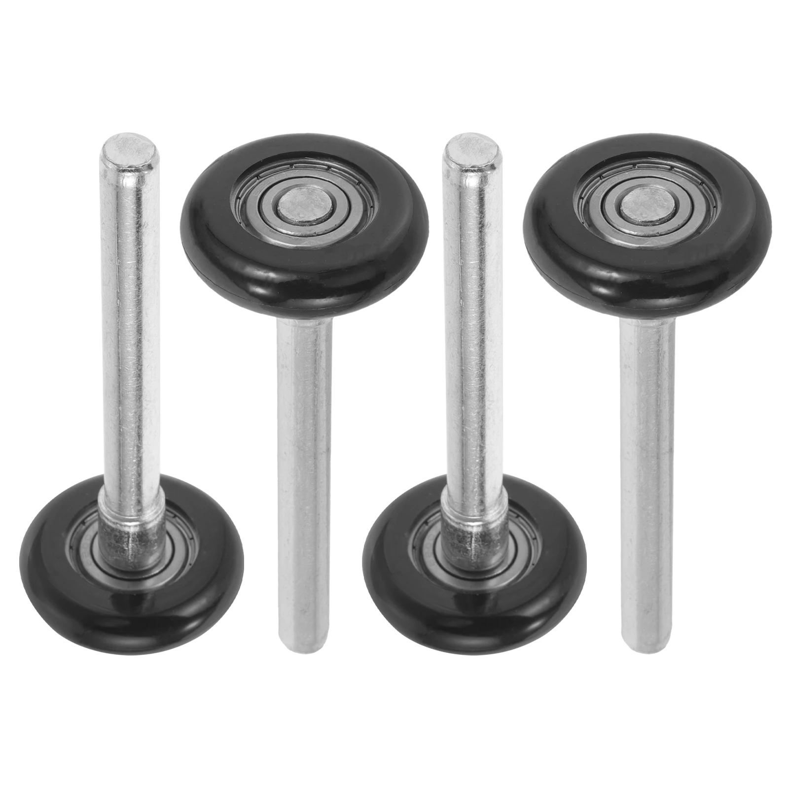 

4 Pcs Garage Door Rollers Nylon Quiet Smooth Sliding Door Wheels Replacement Hardware Accessories Stem Bearings