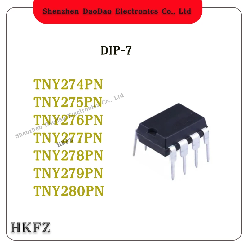 

10Pcs TNY274PN TNY275PN TNY276PN TNY277PN TNY278PN TNY279PN TNY280PN DIP-7 Power chip IC new original