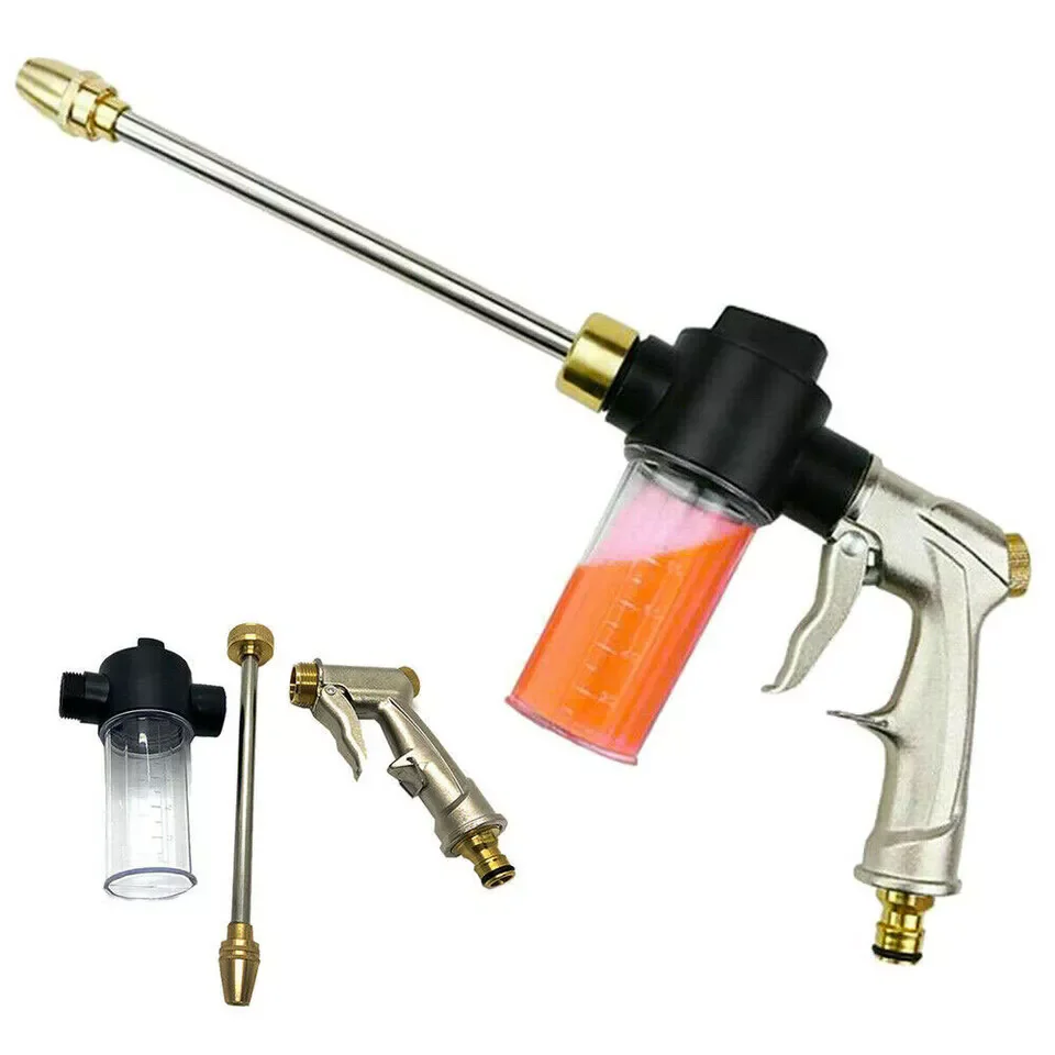 

100ml High Pressure Snow Foam Spray Gun Car Wash Sprayer Lance Uses Hose Pipe Sprayer Bottle for Vehicle