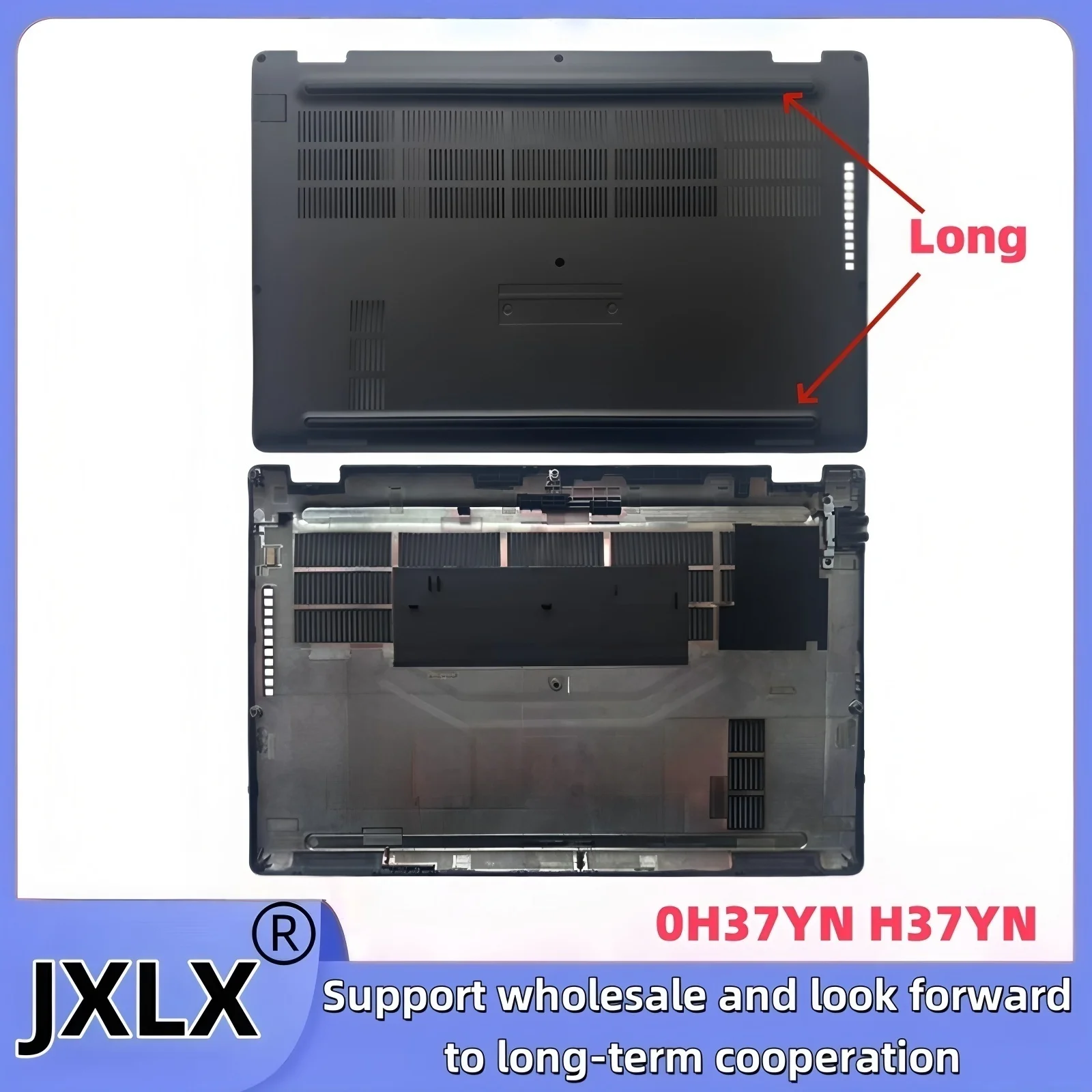 เจเอ็กซ์แอลเอ็กซ์ ®   ใหม่สำหรับเดลล์ ละติจูด 5500 E5500 แล็ปท็อปฝาครอบฐานด้านล่างตัวล่าง 01KW4W 1KW4W 0H37YN H37YN