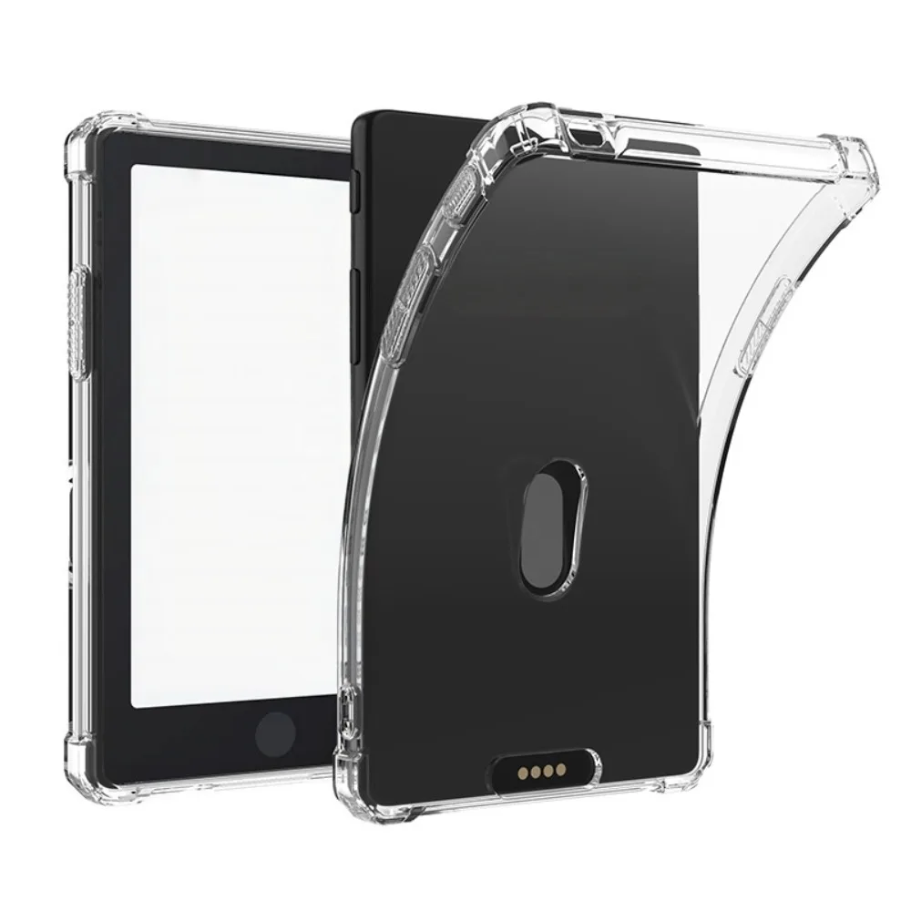 Чехол Funda для электронной книги XTEINK X4 Pro, 4.3'', тонкий ударопрочный прозрачный чехол из ТПУ с 4 противоударными воздушными подушками, устойчивый к пожелтению.