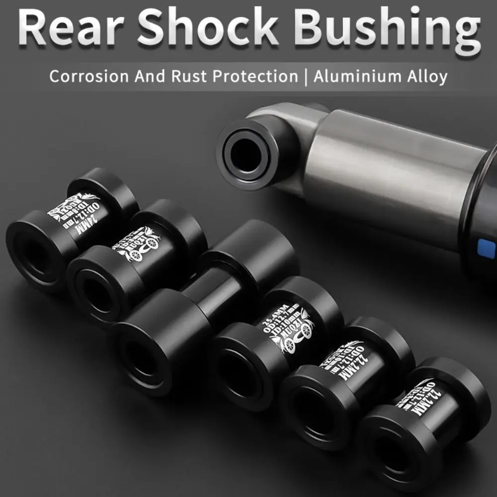 Aluminum alloy Mountain Bike Rear Shock Bushing Soft Tail 22 24 32 44mm DU Bushing 50 52 54 68mm Shock Absorber Sleeves