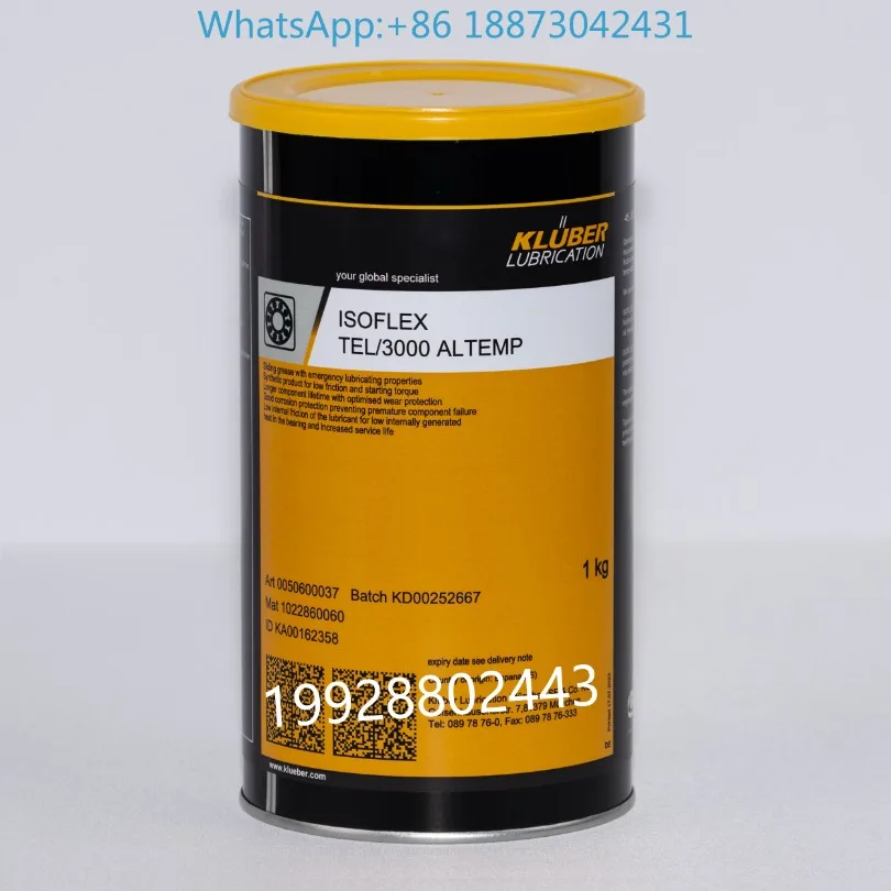 Original special KLUBER ISOFLEX TEL/3000 ALTEMP low friction grease