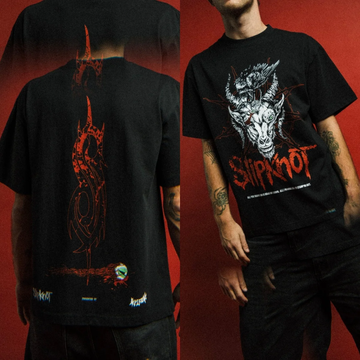 Spit It Out Weißes Slipknot Band T-Shirt aus Baumwolle mit Grafikdruck für Herren und Damen, Sommer-Streetwear – Detail 5