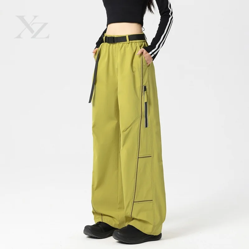Opening Sale |Men Women Couple Outdoor Cargo Pants Waterproof Windproof Wide Leg Casual Trousers
