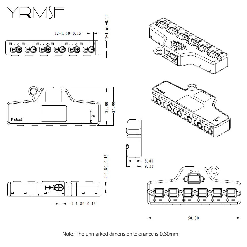 Led Strip Connectors 3/6 Ports Out Line Splitter Universal DIY Wiring Cable Connector Home Terminal Block for Model LED Lighting image 2