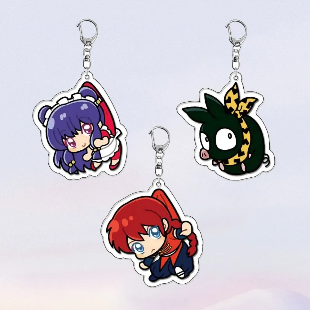 

Diy Saotome Ranma 1/2 Acrylic Keychain Anime Peripherals Cute Cartoons Originality Girl Student Backpack Pendant Holiday Gifts