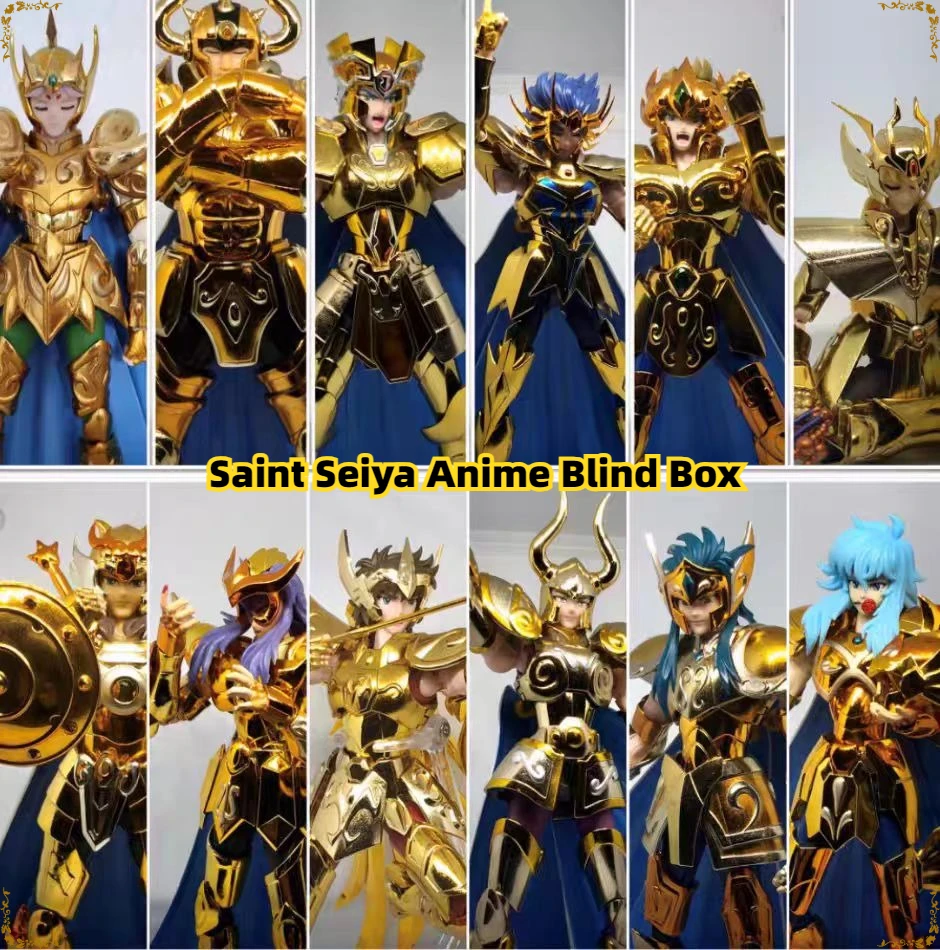 

Коллекционные фигурки Saint Seiya: Аниме-серия, серия Blind Box, Мифические доспехи, Бронзовые и Золотые Святые, мини-модели из ПВХ, подарок