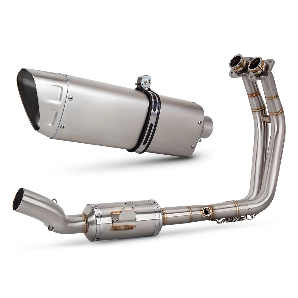 Motorrad Auspuff Volle System Ändern Für Suzuki GSX8R GSX8S 22-25 Front Link Rohr Akra Schalldämpfer Escape Racing StreetBike kit