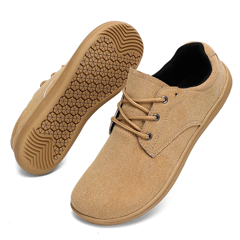 

Wide Toe Men Barefoot Shoes Minimalist Sneakers Comfortable Casual Sports Shoe Non-slip Male Flat Loafers Outdoor Walking Shoes