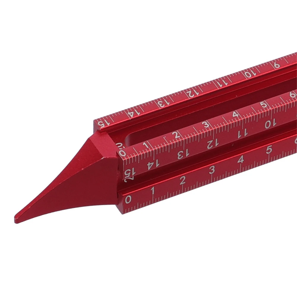 النجارة إغلاق وسم حاكم 4 في 1 سبائك الألومنيوم كفاف النازع حافة الزاوية قياس مقياس مستوى السقف حاكم