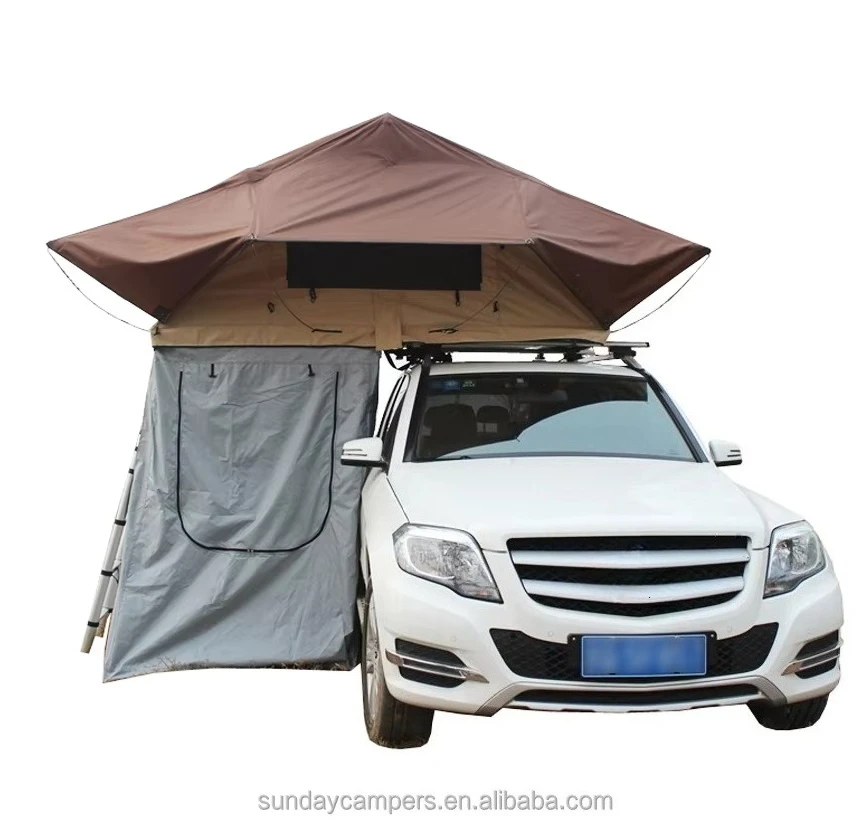 

Car - top Tent with Change Room - Cheap Car Top Camper for Outdoor Camping