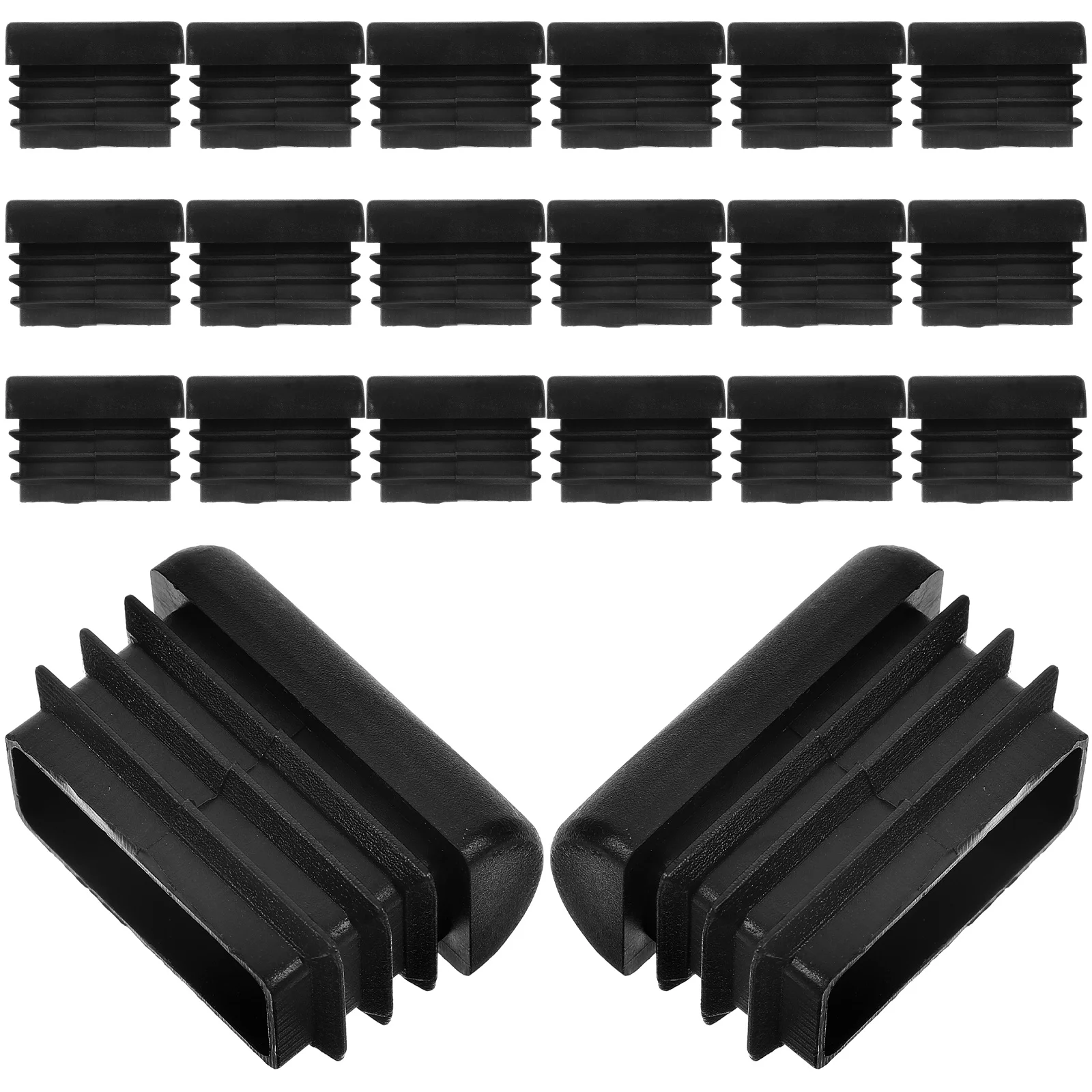 

20pcs Tube Plugs Chair Table Leg Protectors Furniture End Caps Floor Protection Easy Install Wood Glides Fence Post Covers Metal