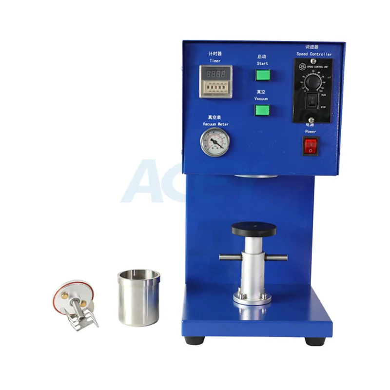 Table Top Lithium Battery Slurry Powder Homogenizer Lab Vacuum Mixing Machine