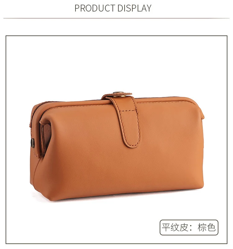 Echte Leder-Kosmetiktasche, multifunktionaler Reise-Toilettenartikel-Organizer für Damen, Herren, Unisex, Handytasche, Make-up-Tasche – Detail 17