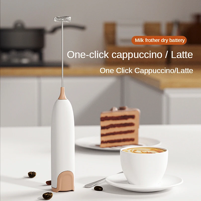 Mini Espumador de leche portátil, fabricante de espuma para Lattes, batidor de café, capuchino, Frappe Matcha, batidor de huevos de Chocolate caliente, mezclador de bebidas