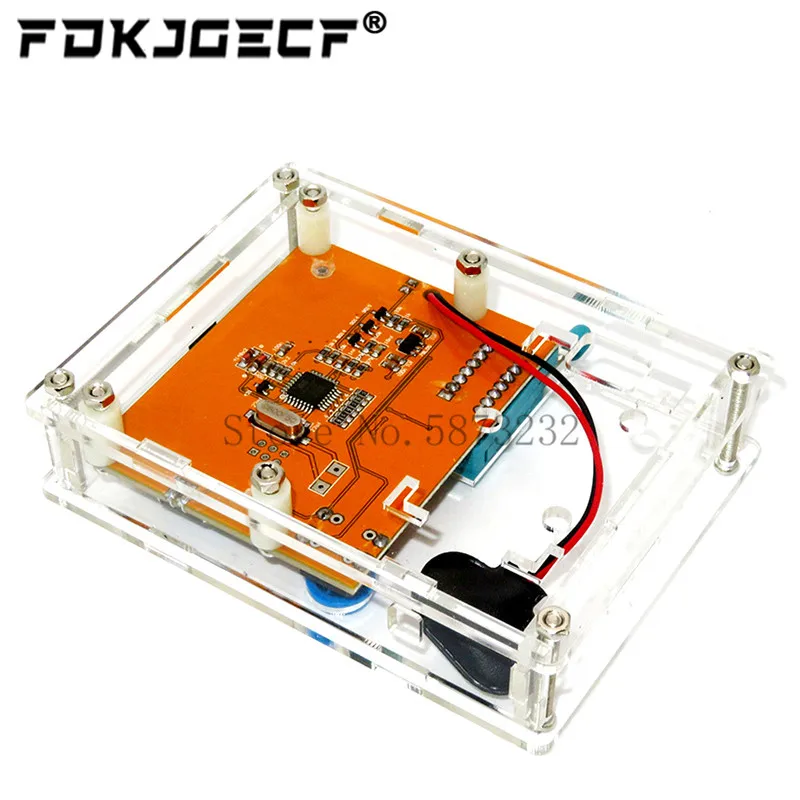 LCR-T4 Mega328 M328 Diode Triode Capacitance ESR Meter MOS PNP Transistor Tester LCD Display Transistors Diodes With Case Box