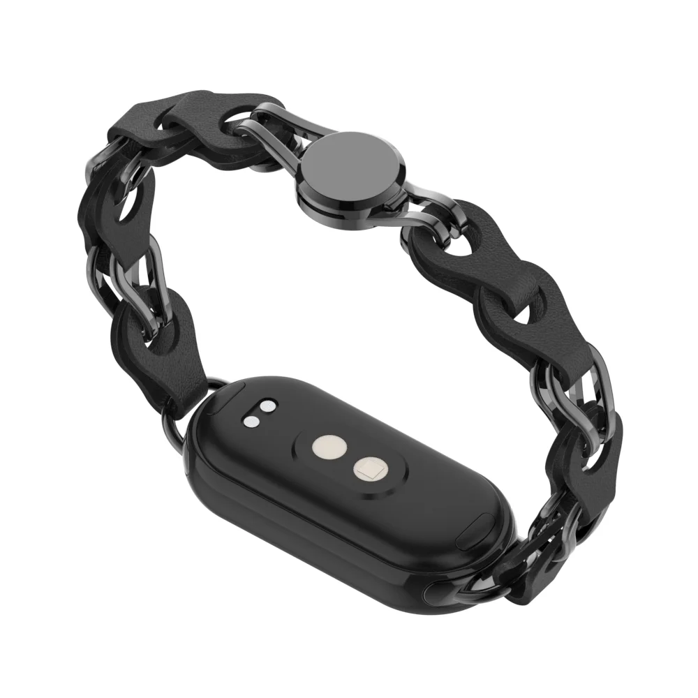 Stainless Steel Strap for Xiaomi Mi Band 8 Magnetic   Buckle Metal Bracelet for Miband 8 NFC Quick Release Replacement Band