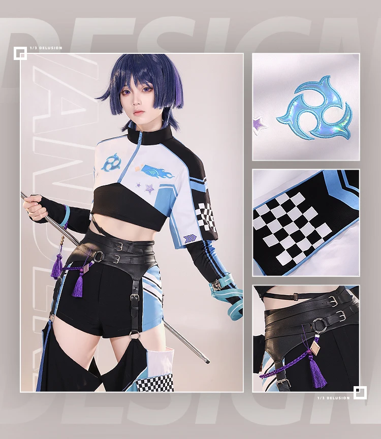 جينشين إمباكت واندرر أزياء تنكرية للهالوين وعيد الميلاد وحفلات لعب الأدوار الهزلية الرائعة S-XL متوفرة في المخزون قبعة Guy Balladeer