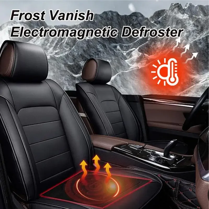 

12V Car Heated Seats Winter Seat Heater Car Seat Heating Cushion Covers Car Seat Warmer with Digital Control Antislip Winter Pad