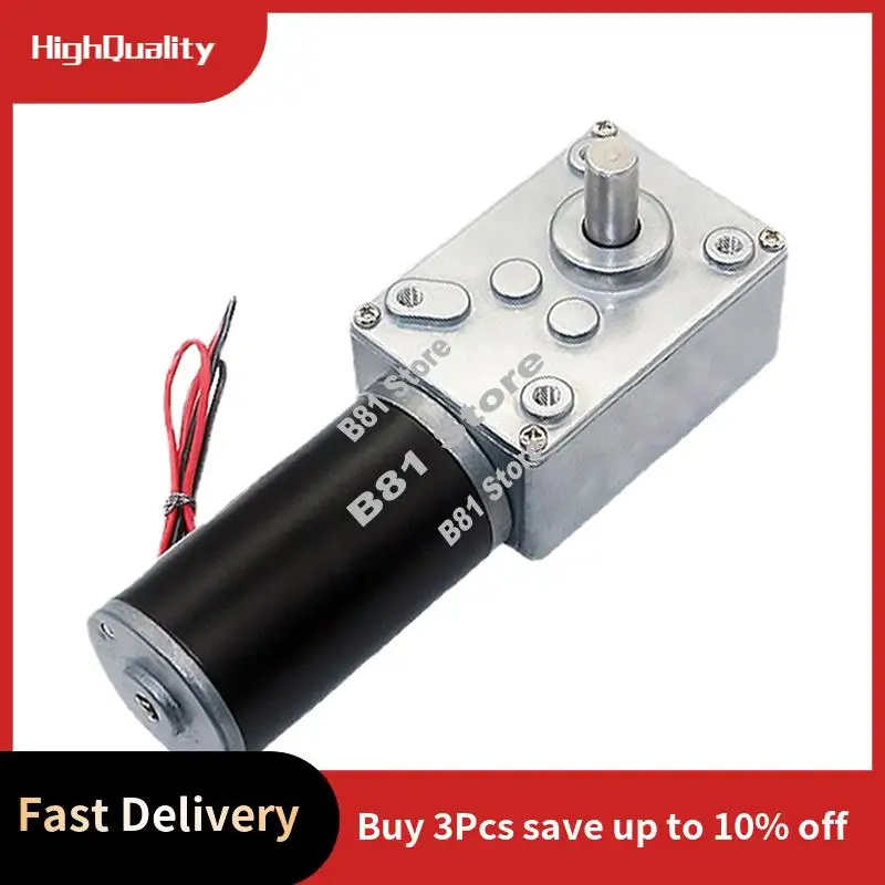 ABLA-5840-31ZY Turbo Worm Encoder Micro DC Reduction Motor Self Locking Speed Control Small Motor 24V 24V40RPM